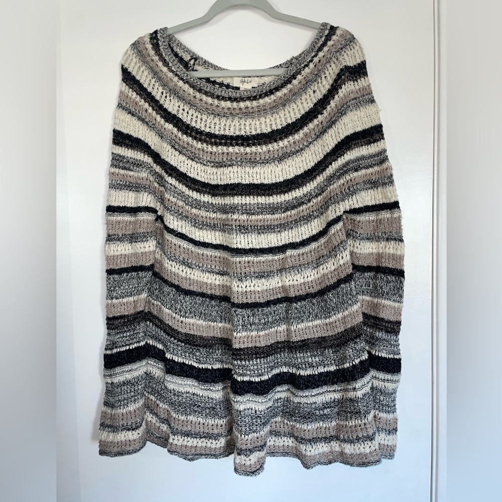 Style and Co striped sweater. Size XL womens
